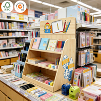 Expositor de Cartón Plegable Giratorio Moderno Personalizado, Ecológico, Reciclable, Portátil y Ligero, Desmontable
