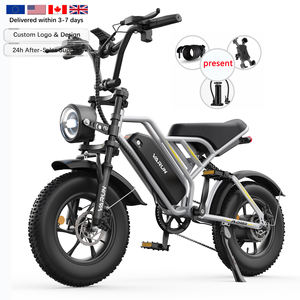 VARUN 250W Electric <b>Bike</b> EU-Standard Dual Suspension 16\" Tire Lithium Battery Rear Hub 60km for Kids <b>Teens</b> Suburbs Commute - Product Image 1