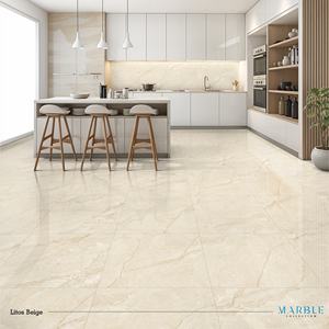 Azulejos de Porcelana de 600x600, Azulejos de Porcelana de 60x60 para Sala de Estar y Cocina |   Acabado Pulido y Esmaltado - Product Image 4