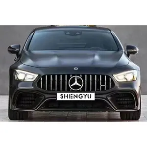 Accessoires de voiture pour BENZ <span class=keywords><strong>AMG</strong></span> <span class=keywords><strong>GT</strong></span> 2019-2021 mise à niveau vers <span class=keywords><strong>AMG</strong></span> GT63S comprennent pare-chocs avant et arrière, diffuseur arrière - Product Image 1