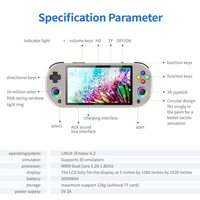 Nouveau lecteur de jeu M22 PRO avec contrôleur écran IPS de 5 pouces construit en 20000 jeux console de jeu portable rétro portable pour ps1