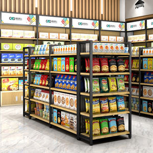 두꺼운 보드 선반 금속 전체 상점 장식 편의점 선반 소매점 캐비닛 선반 - Product Image 2