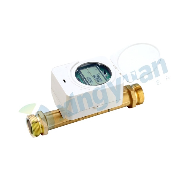 Ultrasonic Water Meter with Threaded Connection IP68 Protection OEM Customization