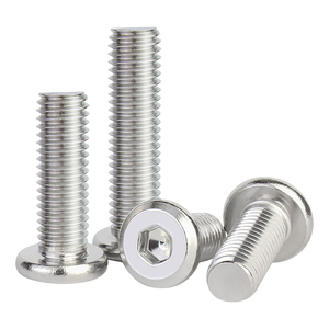 Viti a Testa Piatta Smussata con Esagono Incassato in Acciaio Inox 304 M2 M2.5 M3 M4 M5 M6 M8 M10 M12 Bulloni per Mobili con Testa Rotonda Grande - Product Image 4
