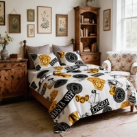 Parure de lit professionnelle 100% coton, taille Queen, housse de couette personnalisée, literie de luxe 300TC, haute qualité