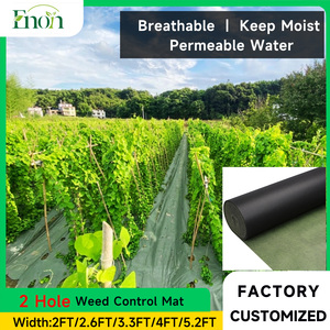 Film <span class=keywords><strong>de</strong></span> <span class=keywords><strong>paillage</strong></span> anti-UV respirant pour jardin, largeur 0,6-2m, avec trous, en tissu non tissé PP, collection Printemps 2026 - Product Image 1