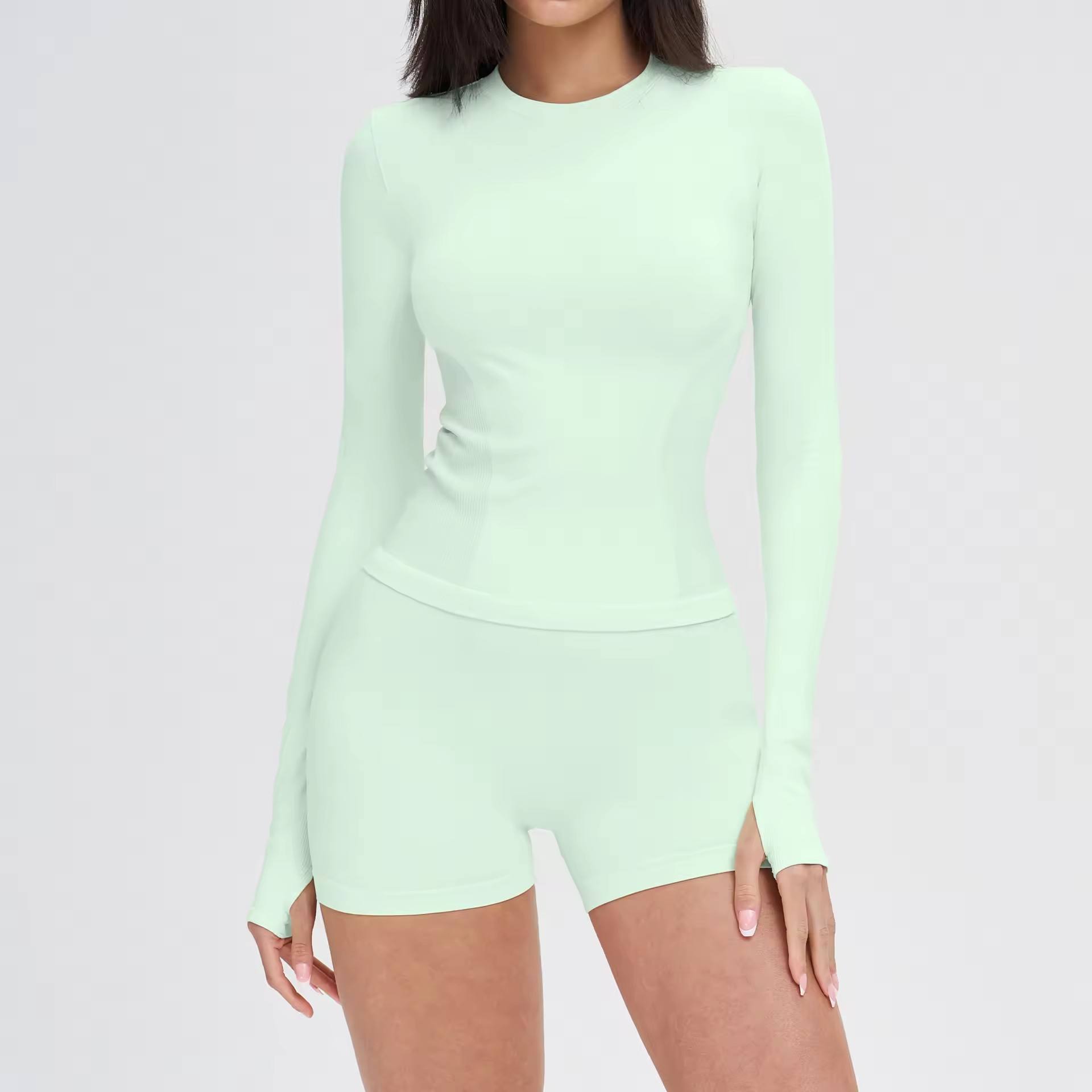 Green Long sleeve+short