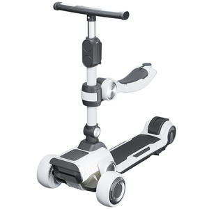 Scooter elettrico per bambini 3-10 <span class=keywords><strong>anni</strong></span> <span class=keywords><strong>2</strong></span> Kg to100 Kg Multi-funzionale tre ruote Scooter PU - Product Image 6