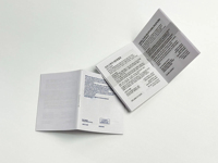 Étiquette adhésive double face imprimée en usine, impression double face pliable, personnalisation d'étiquettes multicouches