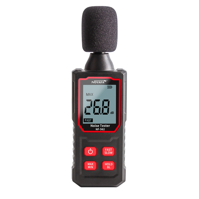 NOYAFA Digital Readout Noise Meter NF-562 Industrial Sound Level Meter Indoor Outdoor Home Digital Decibel Meter