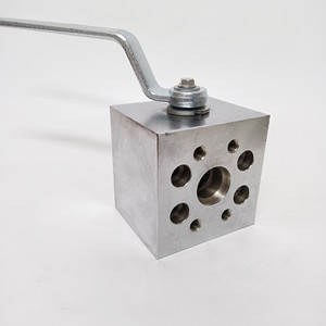 วาล์วบอล Khz Sae210 แบบหน้าแปลน 650Psi แรงดันสูง ชนิดเร็ว สำหรับท่อขนาด 1 นิ้ว โครงสร้างแบบรวม - Product Image 1
