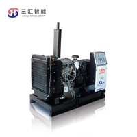 Générateur diesel silencieux portable à quatre roues pour usage domestique, alimenté par un moteur Cummins, 50 Hz, refroidi par eau