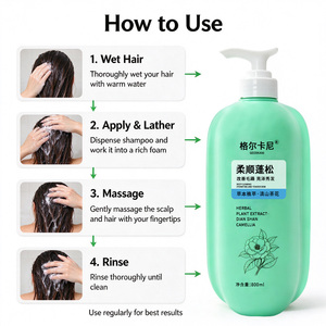 <span class=keywords><strong>Shampooing</strong></span> Volumisant Lissant aux Herbes et à la <span class=keywords><strong>Fleur</strong></span> <span class=keywords><strong>de</strong></span> Camélia 800ml pour Cheveux Secs et Frisés Unisexe Vente en Gros OEM Marque Privée - Product Image 6