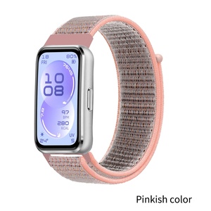 Bracelet en tissu pour <span class=keywords><strong>Huawei</strong></span> Band 11/11 Pro, bracelet en nylon souple réglable, bracelet coloré pour montre - Product Image 6