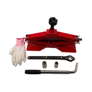 Kit de levage à ciseaux rouge de 2 <span class=keywords><strong>tonnes</strong></span> pour Tesla Model <span class=keywords><strong>3</strong></span>/Y - Product Image 1