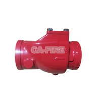 Clapet anti-retour à extrémité rainurée DN50 DN250 en fonte ductile PN16 pour protection incendie et systèmes de conduites CVC