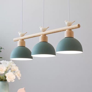 Basit ve Modern Üç Başlı Restoran Avizesi, İskandinav Tarzı Lüks, Popüler Japon Yemek Odası Bar Tezgahı Kuş Lambası - Product Image 3