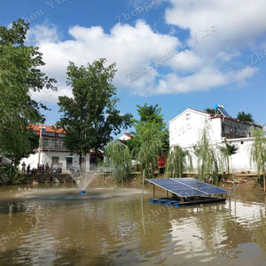 Pompe à eau solaire électrique à roue hydraulique à grande vitesse, aérateur d'étang de pêche, équipement aquatique - Product Image 5