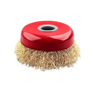 Wire Brush Disc For Angle Grinder 100mm Coarse Steel <b>Abrasive</b> Polishing <b>Tool</b> - Product Image 1