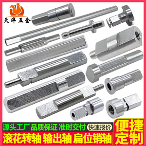 Knurled Shaft Motor Shaft 20mm Max Diameter 150mm Length Finishing Surface Precision Machining Customizable For Industrial Use - Product Image 5