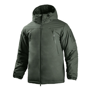 Parka longue en toile de luxe pour <span class=keywords><strong>homme</strong></span>, avec capuche, faible MOQ, vente en gros, pour l'hiver - Product Image 3