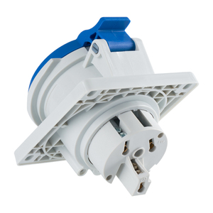 Nante FNP3-423 Công Nghiệp 3 cửa hàng 32A 220V IP44 mức độ Nylon tiêu chuẩn nền tảng tường ổ cắm - Product Image 5