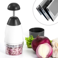 Prix d'usine Hachoir à légumes manuel tendance, broyeur, éminceur, coupe-dés, presse-ail et presse-oignon pour cuisine