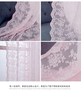 Avigers — rideaux transparents en dentelle à fleurs blanches, broderie florale de luxe, rideau Transparent, vente en gros, nouvelle collection - Product Image 5