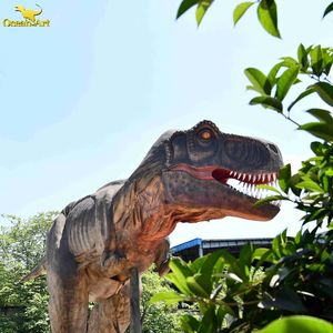 Proveedores de dinosaurios robóticos de tamaño real, compra decoraciones de dinosaurios animatrónicos, <span class=keywords><strong>t</strong></span>-<span class=keywords><strong>rex</strong></span> para parque temático - Product Image 2