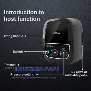 6 Chamber Air Compression massage <b>Machine</b> for Arm Waist Foot Recovery Circulation Massage Device - Product Image 5