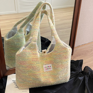 Grand sac ethnique en toile, collection Automne-<span class=keywords><strong>Hiver</strong></span> <span class=keywords><strong>2023</strong></span>, mode pour mamans et étudiantes - Product Image 2