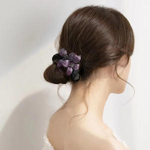 Élastique à cheveux haut de gamme pour l'arrière de la tête. Élastique à cheveux pour femme à haute élasticité et durabilité. Nouveau modèle 2026. - Product Image 6