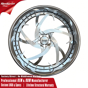 Ruedas Forjadas Rucci ARMOR de 2 y 3 Piezas, de 20 a 34 Pulgadas, 5x120, 5x127, 6x139.7 para Caprice, Impala, Charger, <span class=keywords><strong>Escalade</strong></span>, Tahoe, Audi RS7 - Product Image 1