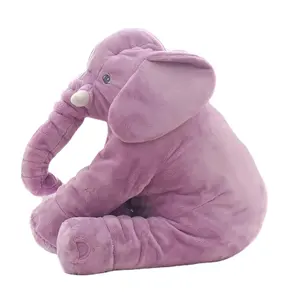 Linda Plüsch-Elefantpuppe Spielzeug Kinder Schlafen Rücken Polsterung niedlicher Plüsch-Elefant-Baby Begleiterpuppe Weihnachtsgeschenk