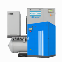 Compresseur d'air à vis à fréquence variable à haut débit d'air (CFM) 60/75/100/150/175HP 160/250/315/355KW 7-13Bar