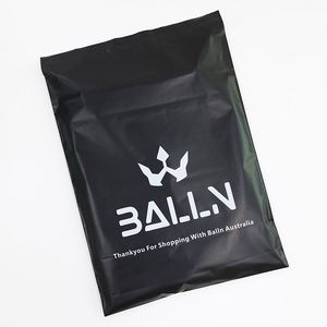 Matte Black Custom Waterproof <b>Padded</b> Plastic Courier Envelope with Poly Mailers for Clothes Packaging Biodegradable Mailing Bags - Product Image 4