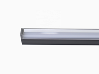 Éclairage linéaire LED pour étagère en verre, profil en aluminium DC 12V, éclairage de vitrine YB2004-25-1