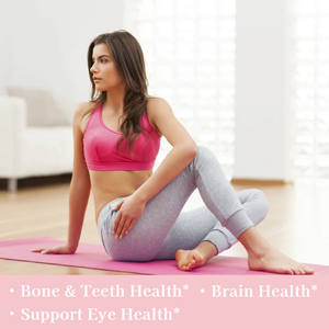 תוסף אומגה <span class=keywords><strong>3</strong></span> ופולאט טבעוני רב מכר, משפר גמישות העור, מולטי ויטמין גומי לנשים, לשיער וציפורניים בריאים - Product Image 3