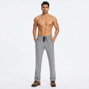 High Quality Men's <b>Trousers</b> Custom Logo Printing Knitted Pocket Men's Pants Casual Joggers Comfortable <b>Elastic</b> <b>Waist</b> Sweatpants - Product Image 1