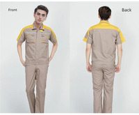 Chemise de travail pour homme respirante, antistatique, anti-poussière, haute visibilité, uniforme de travail, coton/polyester, coupe ample