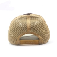 Conception personnalisée En Détresse Effiloché Patch de Broderie Applique 5-Panneau Sport Respirant Maille Camionneur Chapeau Casquette