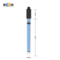 Électrode combinée pH 65-1C, vente chaude, utilisée en laboratoire, sonde à coque en verre, modèle populaire, capteur d'électrode