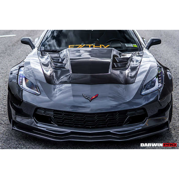 DarwinPRO BKSS Style Carbon Fiber Hood Bonnet B Grade for Corvette C7 ...