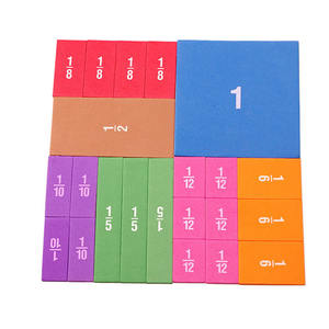 Cerchi Frazionari Magnetici in Spugna EVA, Materiale Didattico Montessori per Matematica, Giocattoli Educativi per l'Apprendimento Precoce e lo Sviluppo dell'Intelligenza - Product Image 3