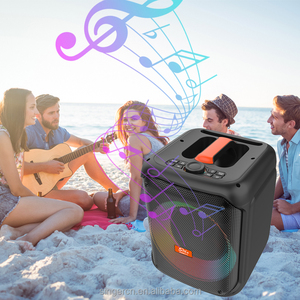 Haut-parleur Bluetooth portable ZQS6171, étanche IPX4, anti-poussière, avec cordon, mini-haut-parleurs pour fêtes en extérieur - Product Image 5