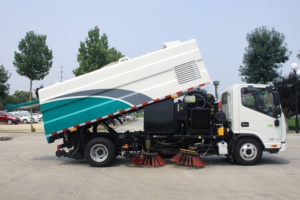 Fabrika Çıkışlı Dongfeng Manuel Vitesli Yol Süpürme Aracı Dizel Yakıtlı Sıfır Durumda Euro 6 Süpürme Yıkama İşlevli - Product Image 2