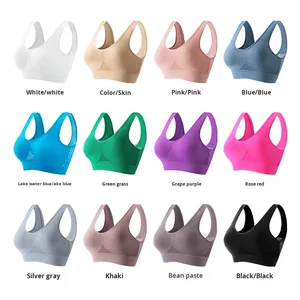 Soutien-gorge de sport grande taille pour femme, maintien élevé, effet push-up pour poitrine petite, dos élégant, sans armatures, sensation seconde peau, idéal yoga - Product Image 2