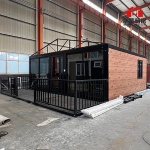 Casa Container Prefabbricata di Lusso Personalizzata da 40 Piedi, Espandibile, Moderna e Traspirante, con Bagno, Cucina e <span class=keywords><strong>Soggiorno</strong></span> - Product Image 3