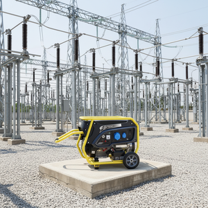 เครื่องกำเนิดไฟฟ้าดีเซลแบบพกพา 3 กิโลวัตต์ เฟสเดียว ดีไซน์โครงเปิด สตาร์ทด้วยรีโมท ขดลวดทองแดงแท้ เครื่องยนต์ 4 จังหวะ ระบายความร้อนด้วยอากาศ - Product Image 1