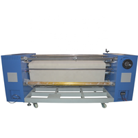 Máquina de prensado térmico automática de 190 cm de ancho con calandra y calentamiento de tambor de aceite para sublimación de rollos textiles, nueva condición